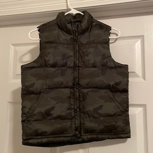Camo puffy vest from Old Navy